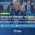 Fernando Signorini, ex preparador físico de la Selección Argentina dictará una charla gratuita